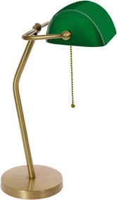 Lampa de birou din alama design clasic Banker