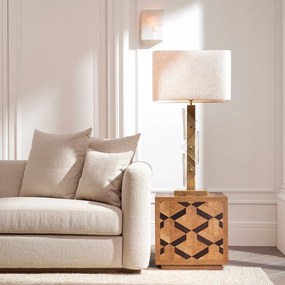 Masuta laterala design LUX furnir de stejar Rubicon