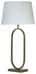 Veioza/Lampa de masa decorativa Modish bronz/alb