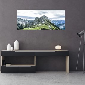 Tablou - Crestele munților (120x50 cm)
