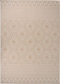 vidaXL Covor de exterior, dungi maro, 200x280 cm, țesătură plată