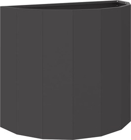 vidaXL Jardinieră Negru 60 x 30 x 50 cm Oțel