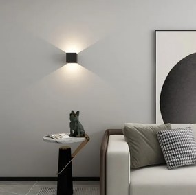 Immax 08510L - Aplica LED de perete exterior DICE LED/6W/230V 3000K IP65