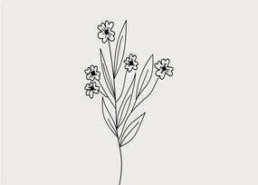 Tablou - Floare de pajiște N⁰1 (70x50 cm)