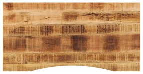 vidaXL Blat birou cu decupaj curbat 120x60x2,5 cm lemn masiv mango