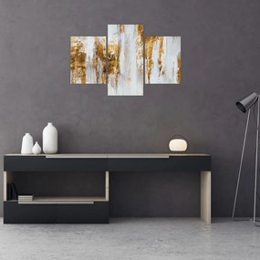 Tablou - Abstract auriu (90x60 cm)