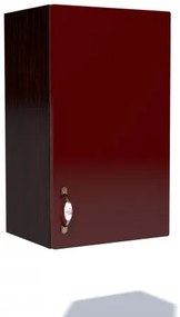 Corp superior 45 cu 1 usa Zebra MDF rosu simplu