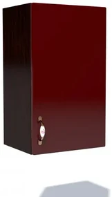 Corp superior 45 cu 1 usa Zebra MDF rosu simplu
