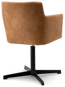 Scaun din piele Kelvin coniac