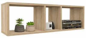 Etajera haaus Rico, 3 Casete, Stejar Sonoma, L 100 x l 25 x H 30 cm