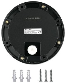 Corp de iluminat LED de exterior pentru scări LED/2W/230V IP65 3000K negru