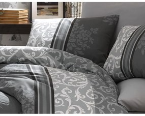 BedTex Lenjerie de pat din bumbac Natura gri, 220 x 200 cm, 2 bucăți 70 x 90 cm