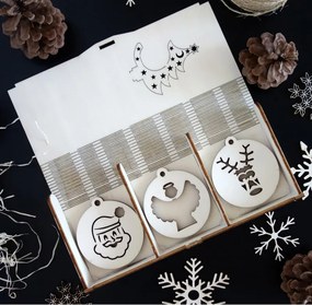 SENTOP | Colecție de decorațiuni de pom de Crăciun, 1 set -18 bucăți