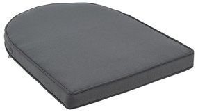 Fotolii din răchită cu perne 2 buc, gri închis