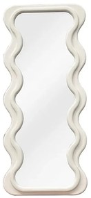 Oglinda de perete design modern CURVY 160cm, alb A-45942 VC