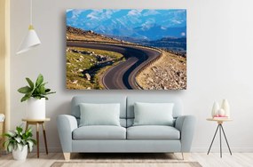 Tablou Canvas - Drumul asfaltat din munte