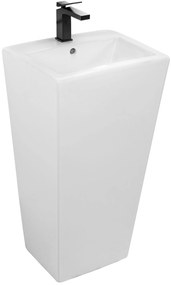 Lavoar Daria freestanding ceramica sanitara Alb – H83 cm