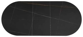 Masă de bucătărie Maxwell II 140 x 80 cm, negru
