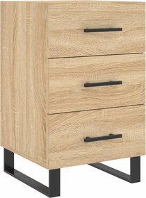 vidaXL Noptieră, stejar sonoma, 40x40x66 cm, lemn compozit