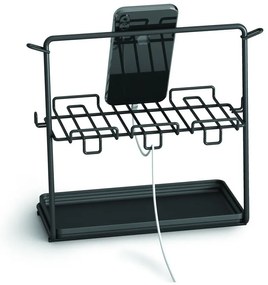 Organizator de birou Metaltex My Pocket, negru