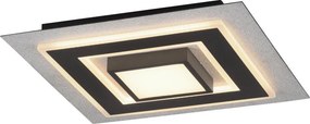 JUST LIGHT. 14439-21 - LED Plafonieră CICHIO LED/18,5W/230V + LED/9W neagră
