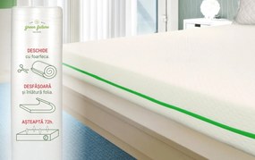 Saltea Ergo Relax Free Air 14+3 Memory, Super Ortopedica, Husa Hipoalergenica, 200x200 cm