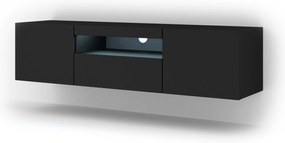 Masă TV/Dulap Aurora (negru mat). 1057693