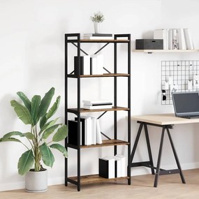 vidaXL Bibliotecă Lemn vechi 60 x 30 x 153 cm Lemn compozit