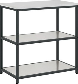 vidaXL Depozitare pentru bucătărie Argintiu 60 x 50 x 92 cm Oțel