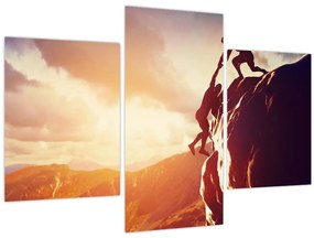 Tablou - Alpiniști (90x60 cm)