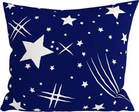 Fata de perna din policoton NIGHT SKY POLY 45x45 cm, albastru