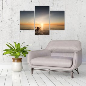 Tablou - caiac pe mare (90x60 cm)