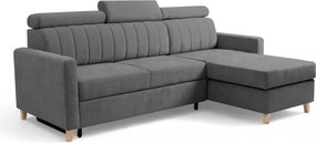 Colțar extensibil Vario universal dreapta/stânga - șenilă gri Wind 89