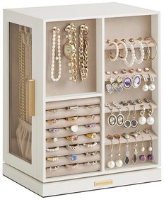 Cutie de bijuterii rotativă 360°