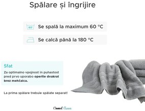 Prosop pentru copii LINEA 30x50 cm antracit, 100% bumbac