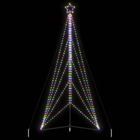 vidaXL Pom de Crăciun LED 615 LED-uri colorate 404,5 cm