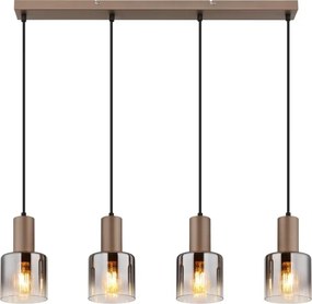 Globo 54318-4H - Lustră suspendată pe cablu WALTON 4xE27/40W/230V
