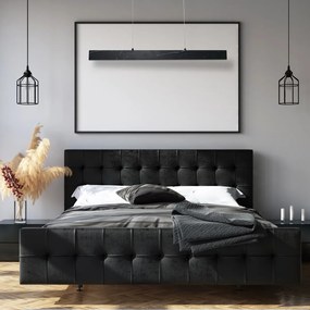 Lustra LED suspendata design modern PIERCE negru