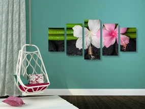 Tablou 5-piese wellness natura moartă