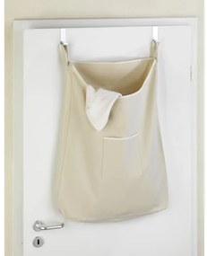 WENKO 62107100 - Coș pentru rufe CANGURO, 52 x 81 cm, bej/argintiu