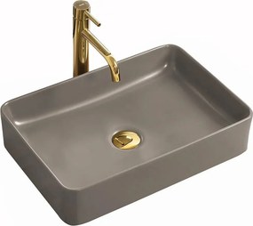 Lavoar gri mat pe blat Rea Avia 51 cm