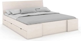 Pat lemn masiv TerraCraft Model 3 cu Sertar Fag Personalizabil