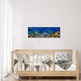 Tablou - Ocean (cu ceas) (90x30 cm)