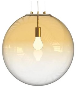 Lustră pe cablu Ideal Lux MAPA 1xE27/42W/230V d. 50 cm auriu/fumuriu