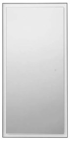 Oglinda baie de perete sau podea cu iluminat LED IP44 Adon, 75x150cm