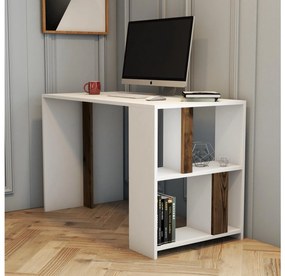 Masă PC Limba (Alb + Nuc). 1088795