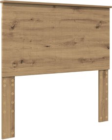 vidaXL Tăblie cap cu headboard Stejar Artizanal 100 cm Lemn compozit
