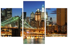 Tablou - Pod cu New York (90x60 cm)