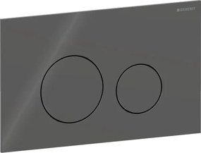 Clapeta actionare dubla rezervor wc ,sticla lucioasa lava, Geberit Sigma40 Lava