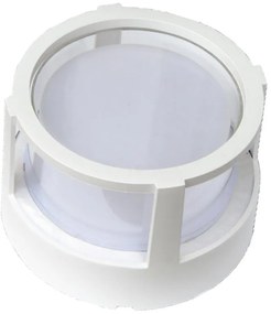 Aplica LED CCT pentru exterior IP65 CREEK diametru 17cm, alba MA-8858